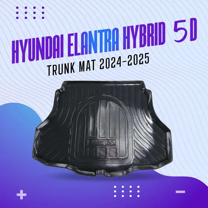 Hyundai Elantra Hybrid 5D Tpe Trunk Mat 2025 - 2026 1