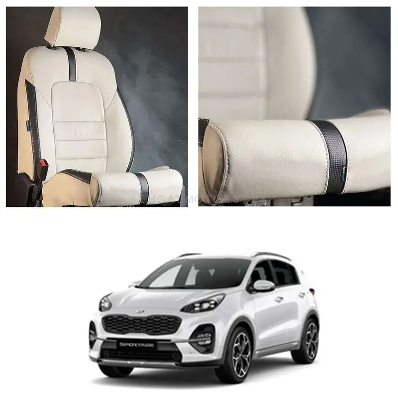 Hyundai Elantra Hybrid Type R Beige Black Seat Covers 2025 - 2026 1