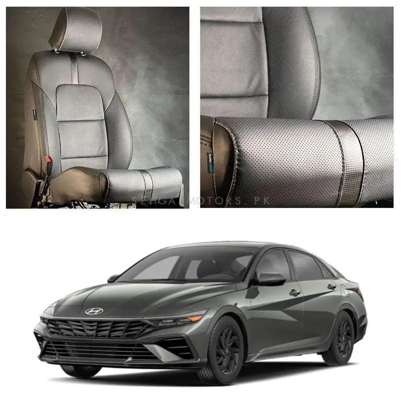 Hyundai Elantra Hybrid Type R Black Black Seat Covers 2025 - 2026 2