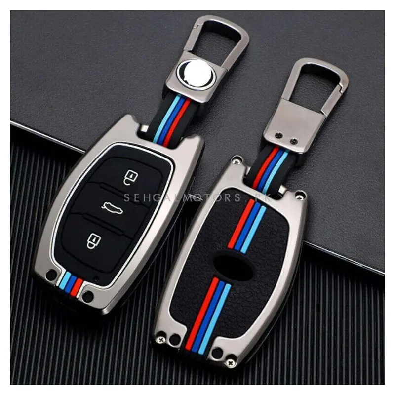 Hyundai Elantra Metal Key Shell Case Cover 2021-2024 - Replacement Casing 1