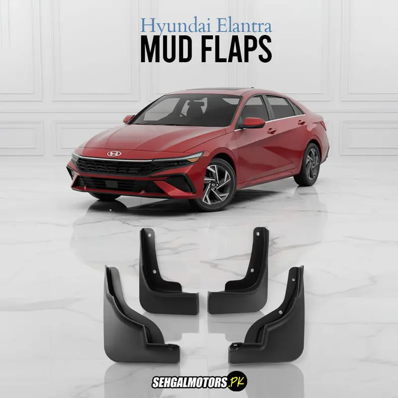 Hyundai Elantra Mud Flaps 4 Pcs 2025 - 2026 1