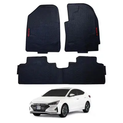 Hyundai Elantra Rubber Floor Mats Model 2022-23 1