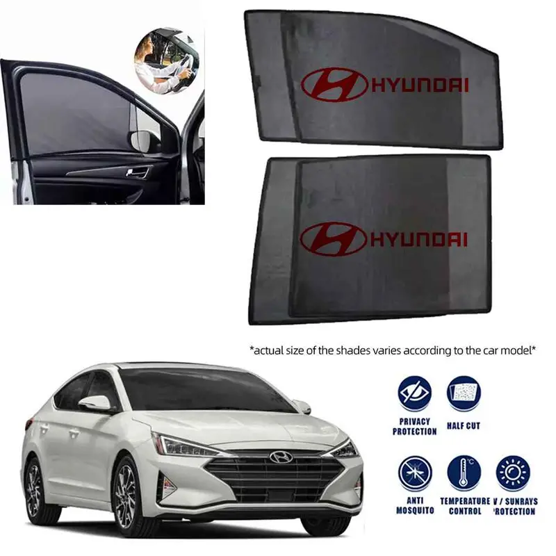 Hyundai Elantra Side Sunshade Black Model 2020-2022 1