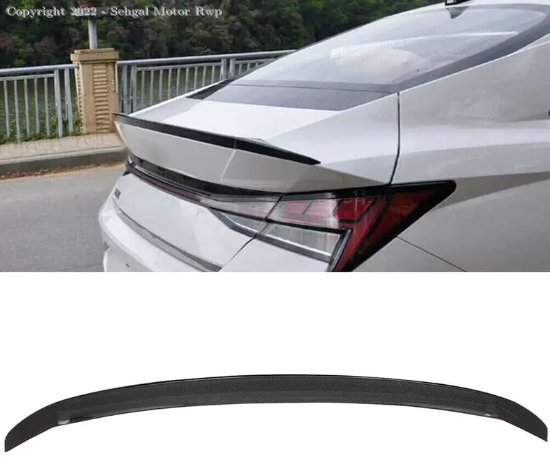Hyundai Elantra Trunk Spoiler (Abs) Model 2022-2023 1