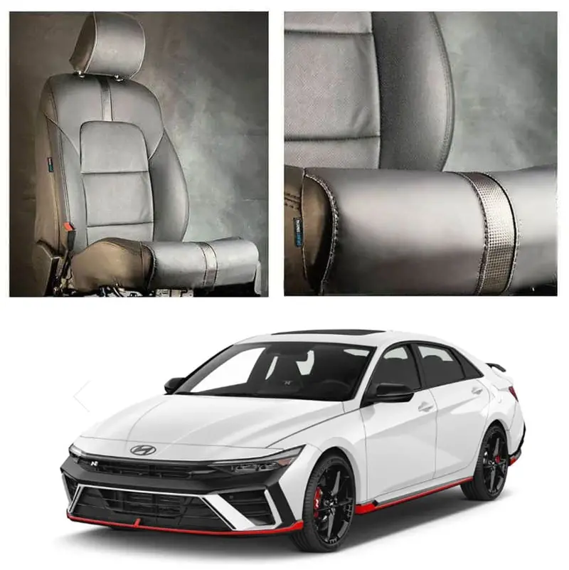 Hyundai Elantra Type R Black Black Seat Covers 2021 - 2024 1