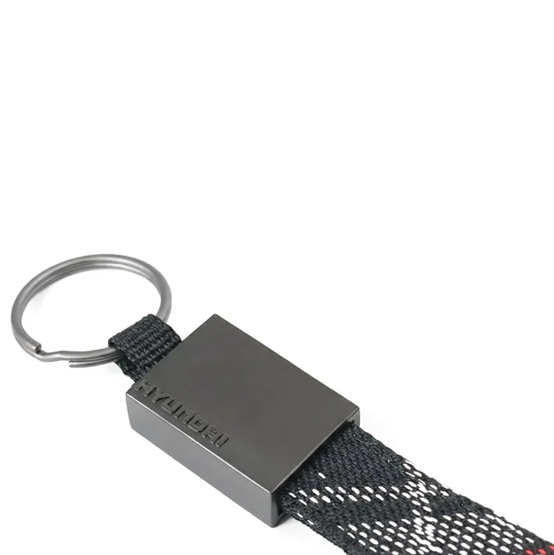 Hyundai Logo Luxury Slim Style Fabric Keychain 2