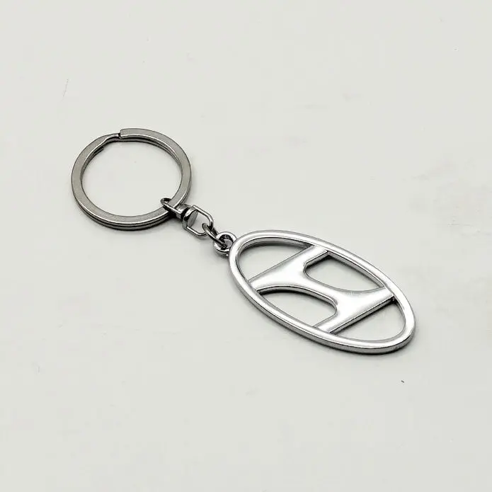 Hyundai Metal Keychain Keyring - Chrome 2
