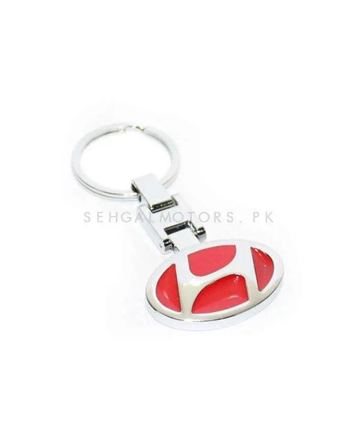 Hyundai Metal Keychain Keyring - Red 2