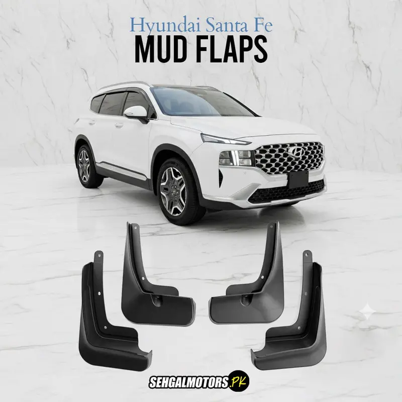 Hyundai Santa Fe Mud Flaps 4 Pcs 2019 - 2024 1