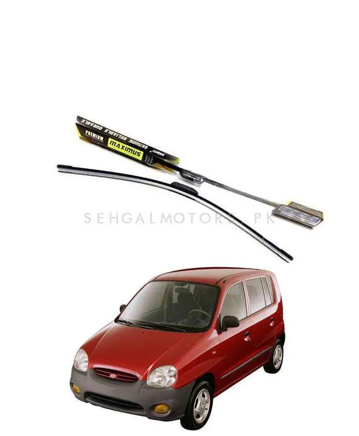 Hyundai Santro Maximus Premium Silicone Wiper Blades 1997 - 2003 1