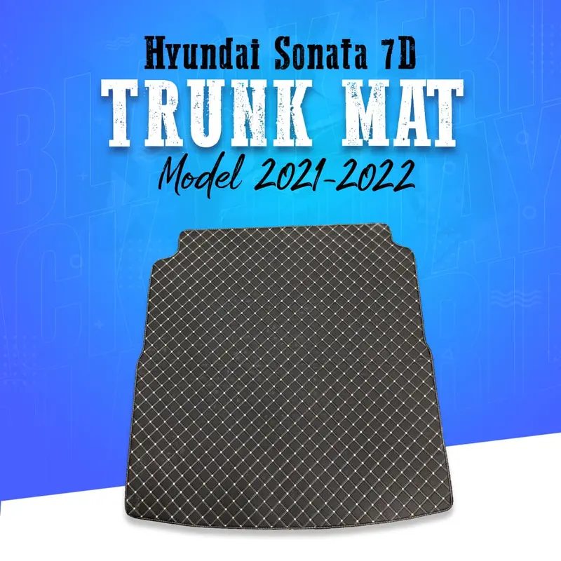 Hyundai Sonata 7D Trunk Mat 2021 - 2024 1