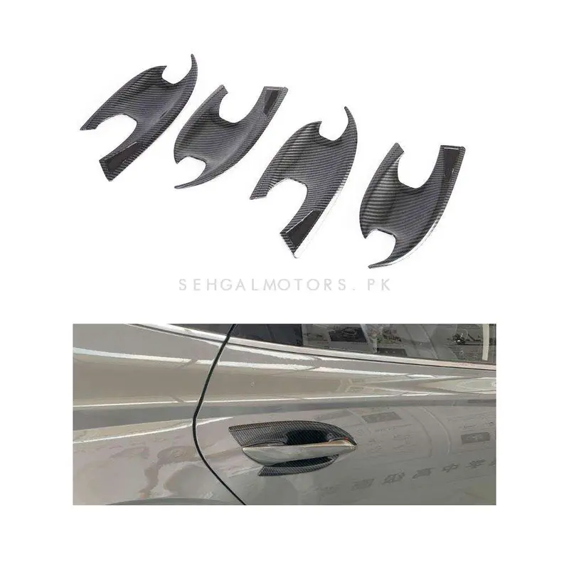 Hyundai Sonata Carbon Fiber Door Handle Bowl 2021 - 2024 2