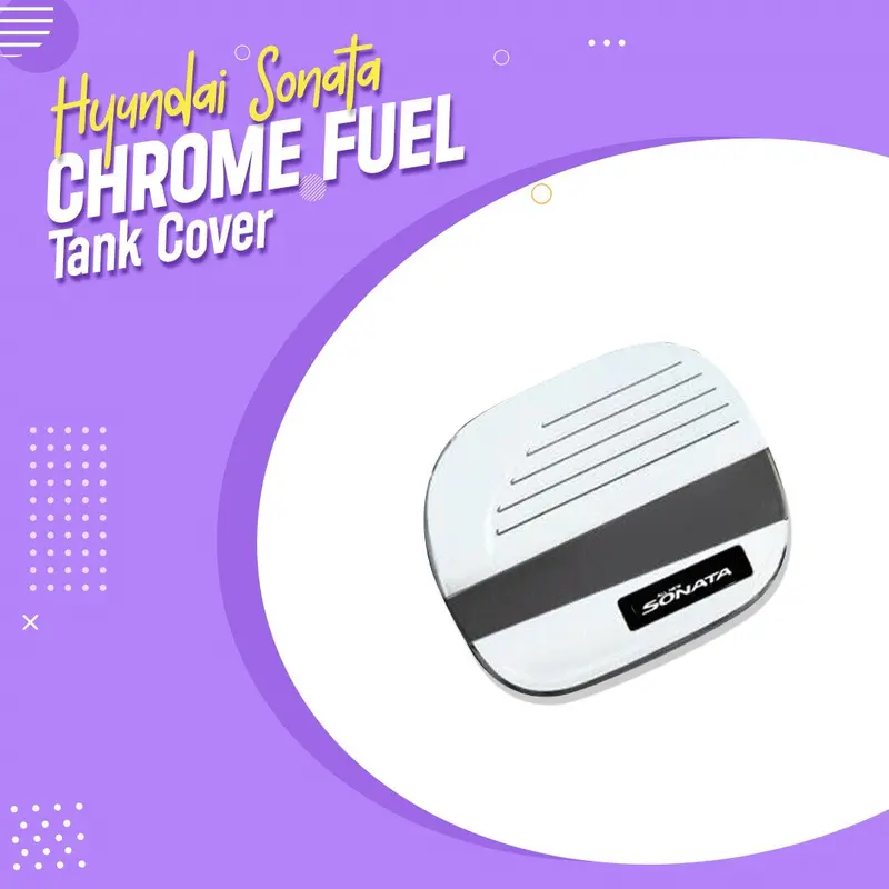 Hyundai Sonata Chrome Fuel Tank Cover 2021 - 2024 1