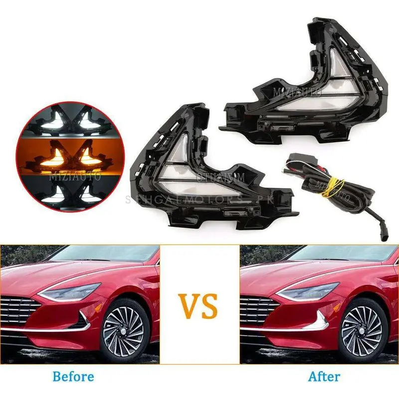 Hyundai Sonata Fog Lamps Lights Drl Cover 2021 - 2024 2