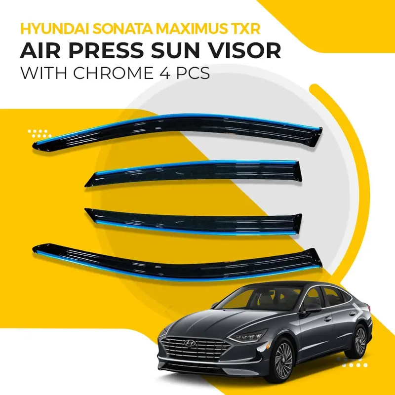 Hyundai Sonata Nb Maximus Air Press Sun Visor With Chrome 2021 - 2024 1