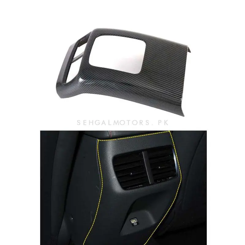 Hyundai Sonata Rear Air Vent Carbon Fiber Trim 2021 - 2024 2