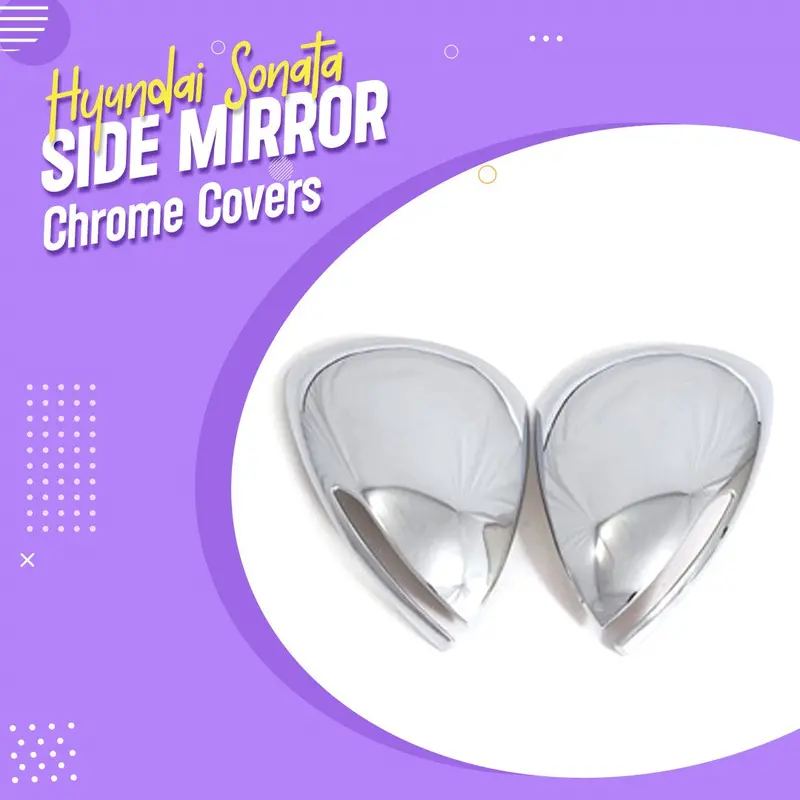 Hyundai Sonata Side Mirror Chrome Covers 2021 - 2024 1