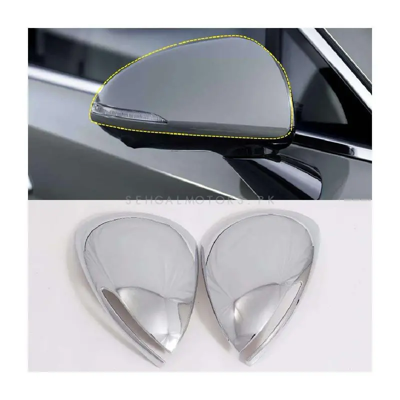 Hyundai Sonata Side Mirror Chrome Covers 2021 - 2024 2