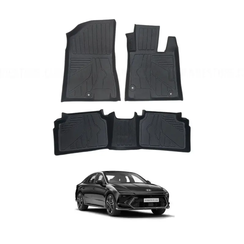 Hyundai Sonata / Sonata N-Line Tpe Floor Mats Model: 2021-26 1