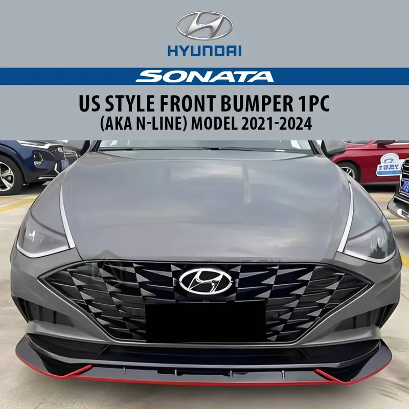 Hyundai Sonata Us Style Front Bumper 1 Pc (Aka N-Line) 2025 - 2026 1