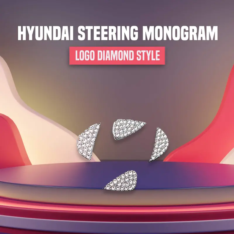 Hyundai Steering Logo Diamond Style 1