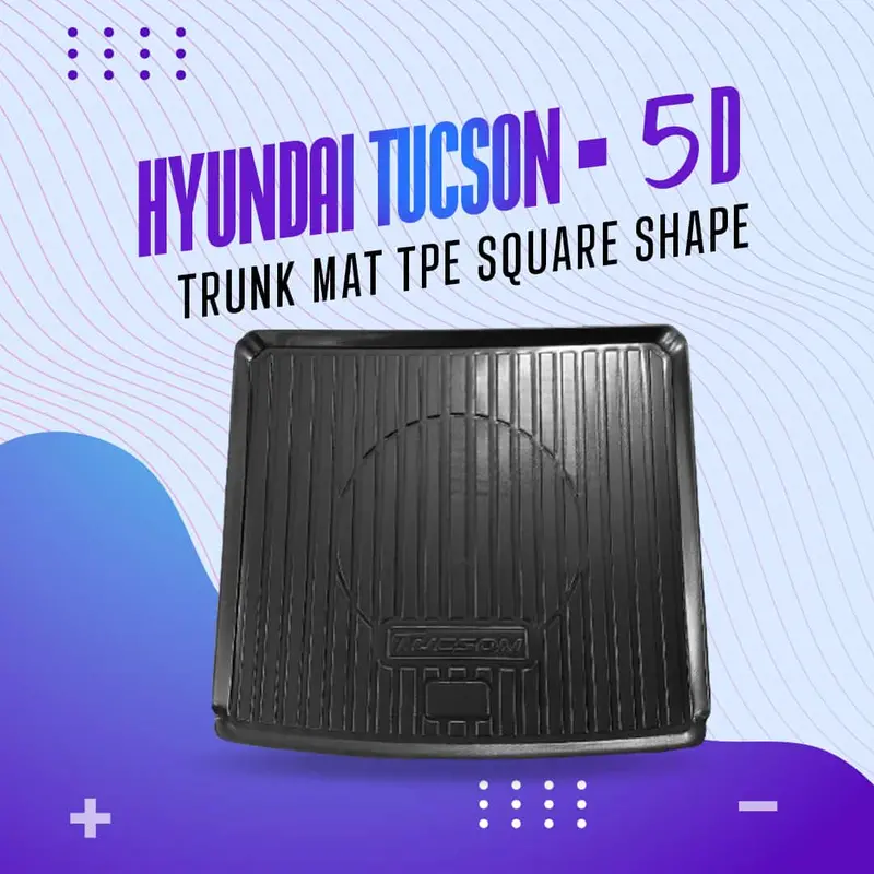 Hyundai Tucson 5D Tpe Trunk Mat Square Shape 1