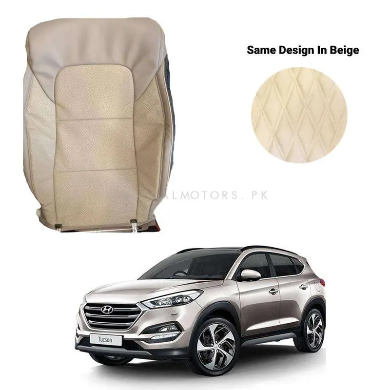 Hyundai Tucson Breathable Beige Seat Covers 2020 - 2025 1