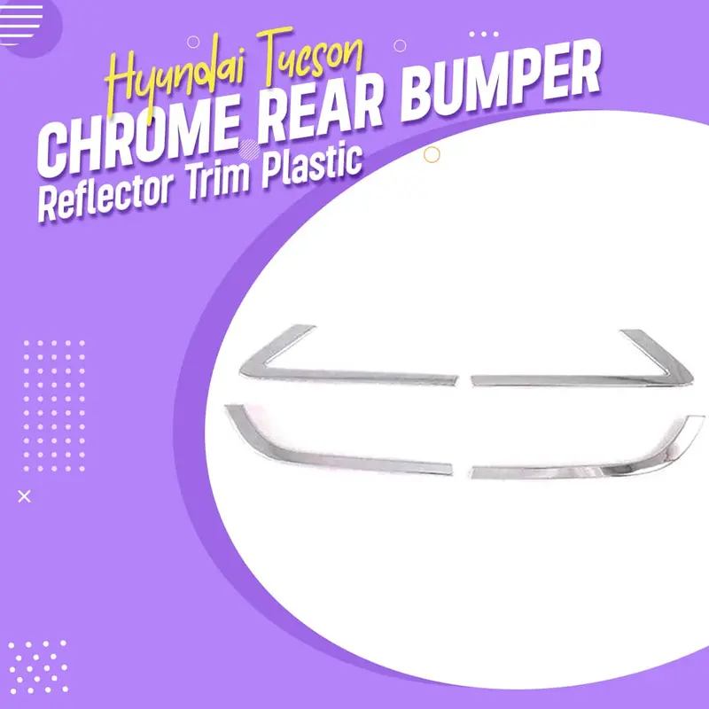 Hyundai Tucson Chrome Rear Bumper Reflector Trim Plastic 2020 - 2024 1
