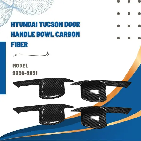 Hyundai Tucson Door Handle Bowl Carbon Fiber 2020 - 2024 1