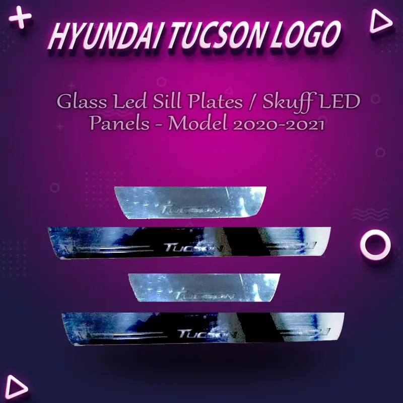 Hyundai Tucson Glass Led Sill Plates / Skuff Led Panels 2020 - 2024 1