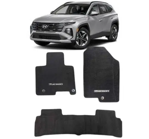 Hyundai Tucson Hev Carpet Floor Mats Twist Fiber Black Model: 2025-26 1