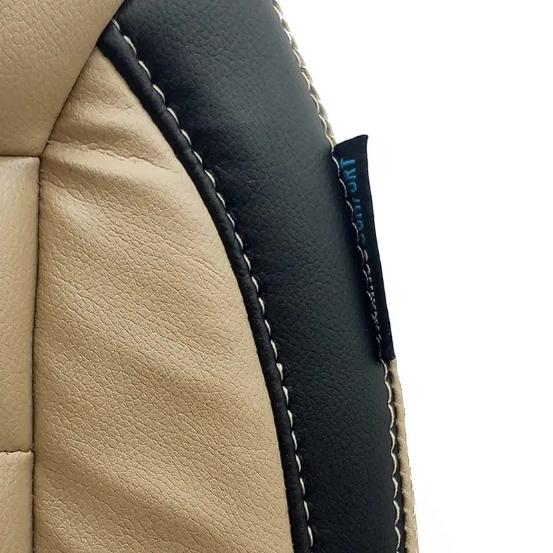 Hyundai Tucson Hockey Design Beige Black Seat Covers 2020 - 2024 2