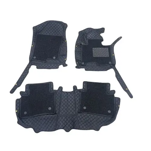 Hyundai Tucson Hybrid 9D Floor Mats Black With Black Grass 3 Pcs 2025 - 2026 2