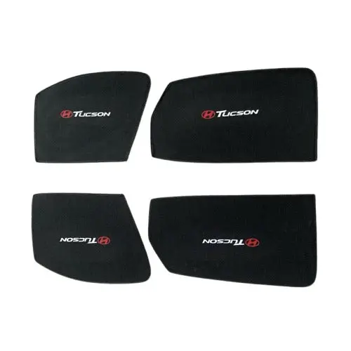 Hyundai Tucson Hybrid Foldable & Flexible Sunshade With Logo 2025 - 2026 - Side Sun Shade 2