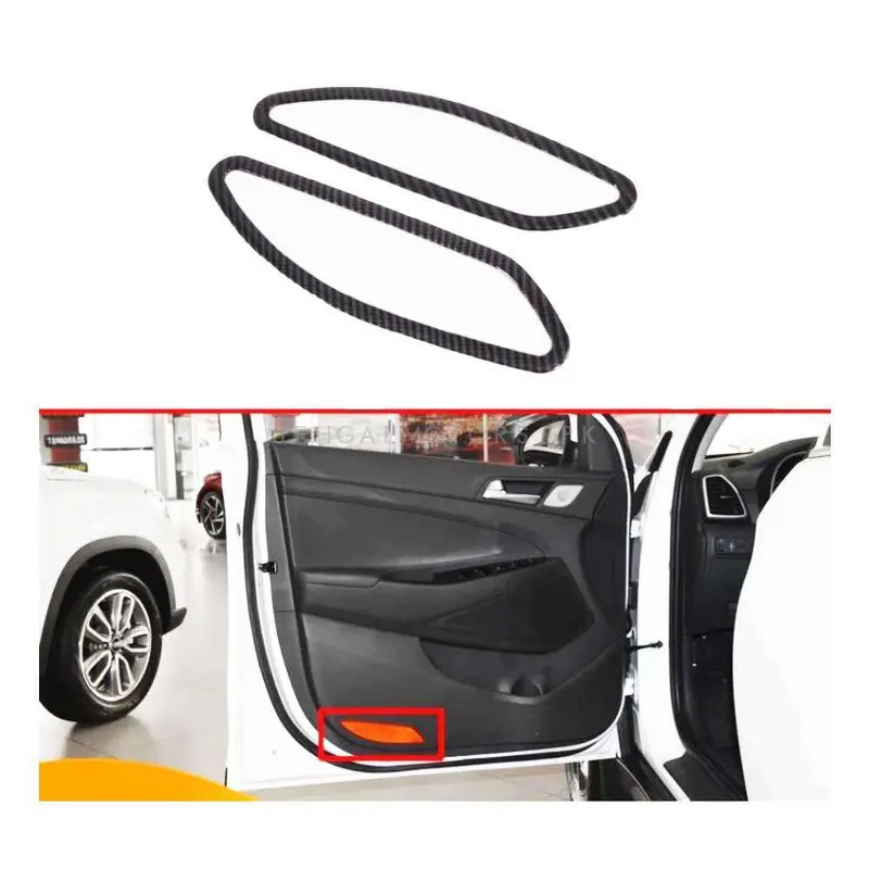 Hyundai Tucson Inner Door Reflective Frame Carbon Fiber 2020 - 2024 2
