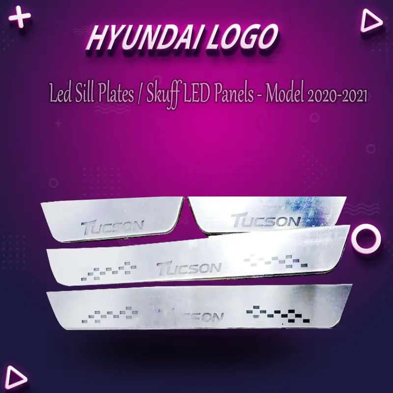 Hyundai Tucson Led Sill Plates / Skuff Led Panels 2020 - 2024 1