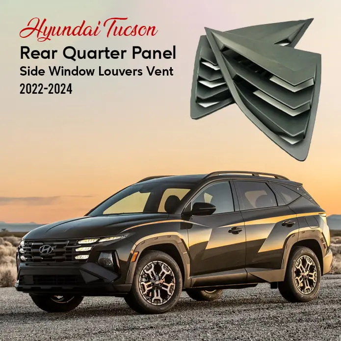 Hyundai Tucson Rear Quarter Panel Side Window Louvers Vent 2020 - 2024 1