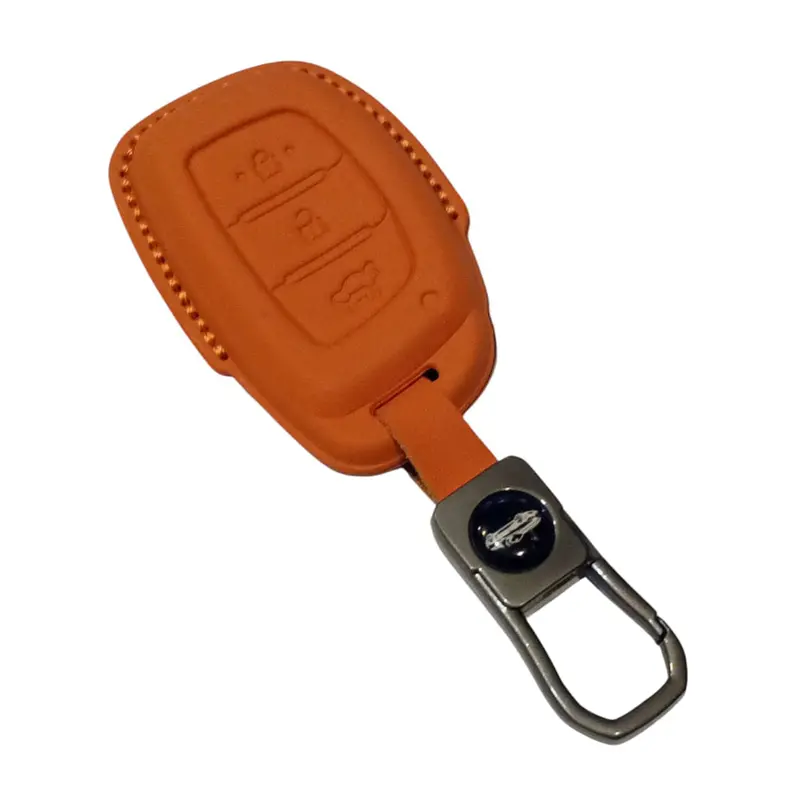 Hyundai Tucson Tpu Key Cover Camel 2020 - 2024 1