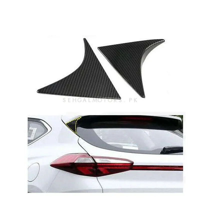 Hyundai Tucson Trunk Spoiler Edge Carbon Fiber Trim 2020 - 2024 2