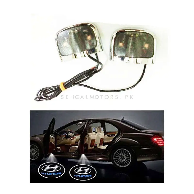 Hyundai Wired Ghost Shadow Welcome Lights - 2 Pcs Logo Projectors 2