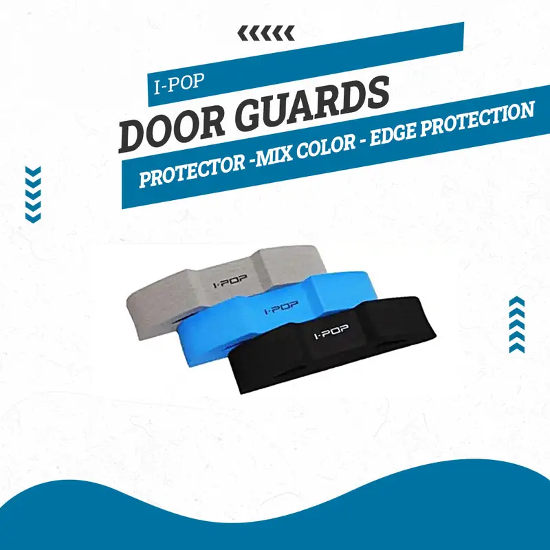 I-Pop Door Guards Protector -Mix Color - Edge Protection Anti-Scratch Buffer Strip 1
