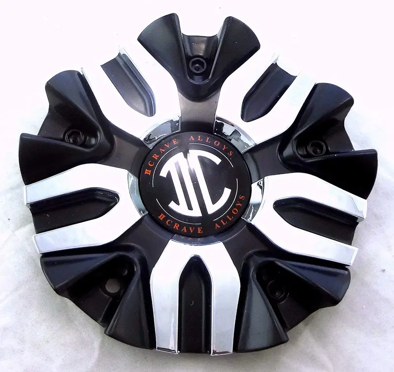 Ii(2) Crave Alloys Wheel Center Cap C520102 Cap Zsp01 Black 6 5/16 New 1