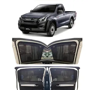 Isuzu D-Max Custom Fit Retractable Curtains 2018 - 2021 - Sun Shade - Parda 2