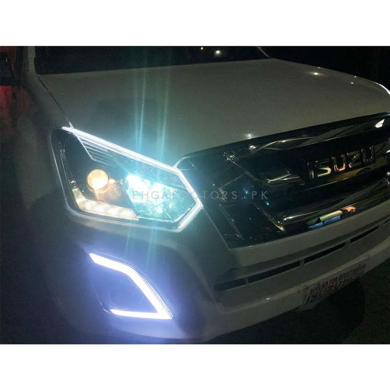 Isuzu D Max Fog Lamp Light Drl Covers Dual Led 2