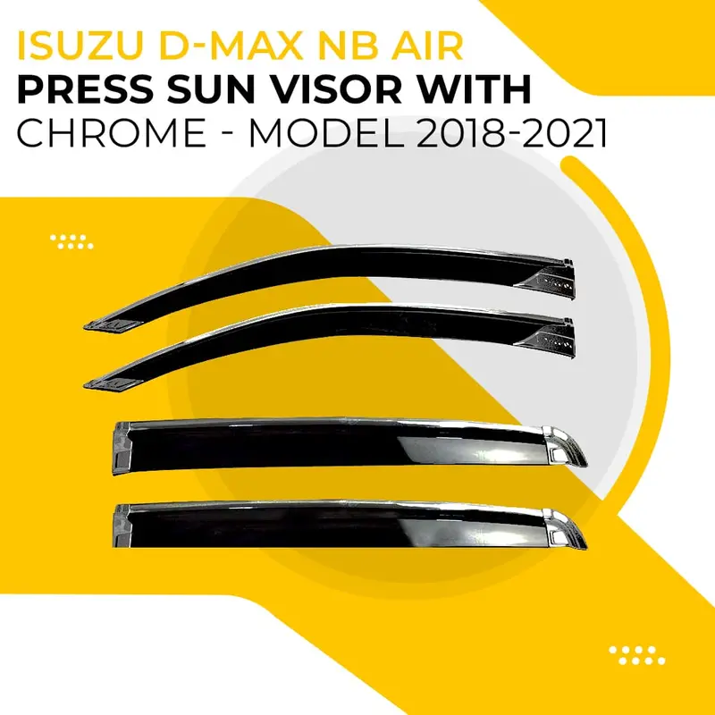 Isuzu D-Max Nb Air Press Sun Visor With Chrome 2018 - 2021 1