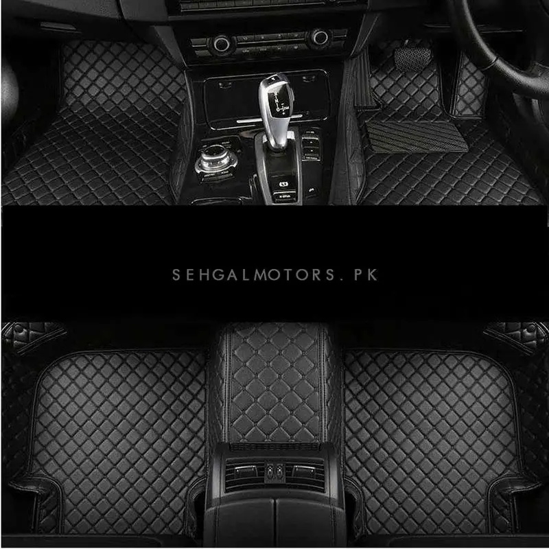 Isuzu Dmax 7D Floor Mats - Black -3 Pcs Set 2018 - 2021 1