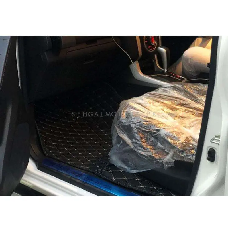 Isuzu Dmax 7D Floor Mats - Black -3 Pcs Set 2018 - 2021 2