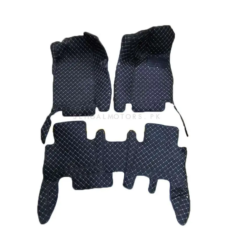 Isuzu Mu-X 7D Floor Mats - Black - 3 Pcs Set 2018 - 2021 2