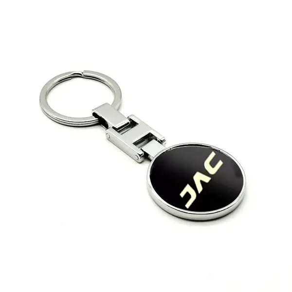 Jac Metal Logo Keychain Keyring - Black 2