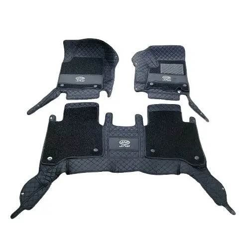 Jac T9 Hunter 10D Floor Mats - Black With Black Grass 3 Pcs 2025 - 2026 2